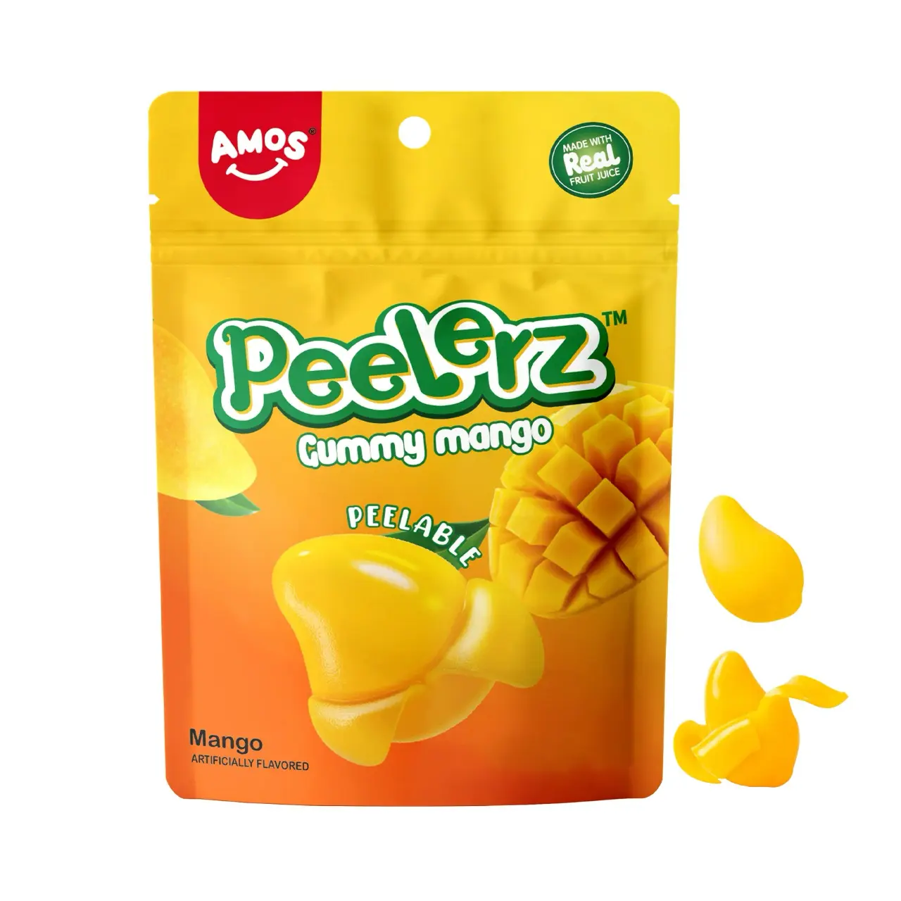 Amos Gummy Peelerz Mango Candy