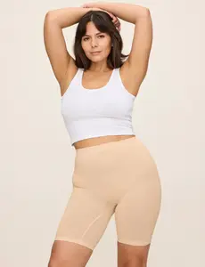 Thigh Society The Staple – Anti-Chafing Slip Shorts for Women – Seamless Front, Velvety, Buttery Soft, Breathable, Stay-Put Fit Under Dresses