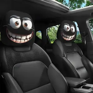 2-Pack Hellcat Print Car Headrest Covers, Washable Durable, Fashion Seat Protector, Fits Sedan Truck Suv, Easy Installation