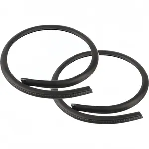 2Pcs B Pillar Sealing Barrier - Weather Removal Guard For Car Soundproofed, Auto Finishing Edge Protector For SUV Truck RV | High Density Rubber Seal | Frame with Buckle EPDM Rubber Strip