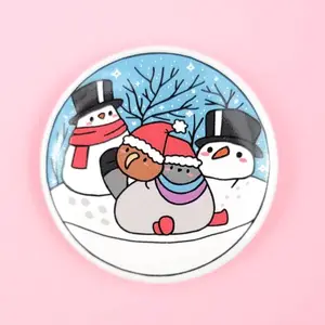 Poe the Pigeon Poeglobe 2022 Magnet - 3.8cm (1.5") for Home Decor