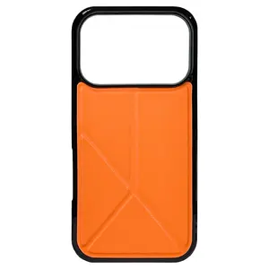 Foldable Kickstand Leather iPhone Case