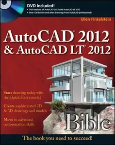 USED-AutoCAD 2012 and AutoCAD LT 2012 Bible by Finkelstein, Ellen (Paperback)