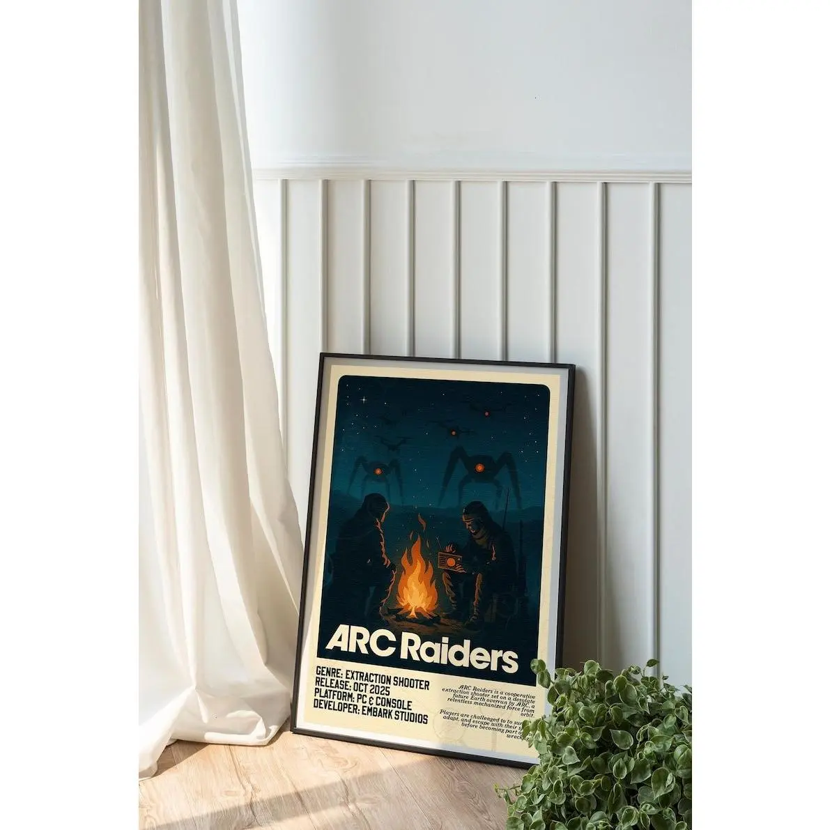 [ GAMING POSTER SALES UPTO 50%]ARC Raiders Video Game Poster, Gamer Room Poster, Gifts for Gamers, Gamer Room Decor, Sci-Fi Game Art