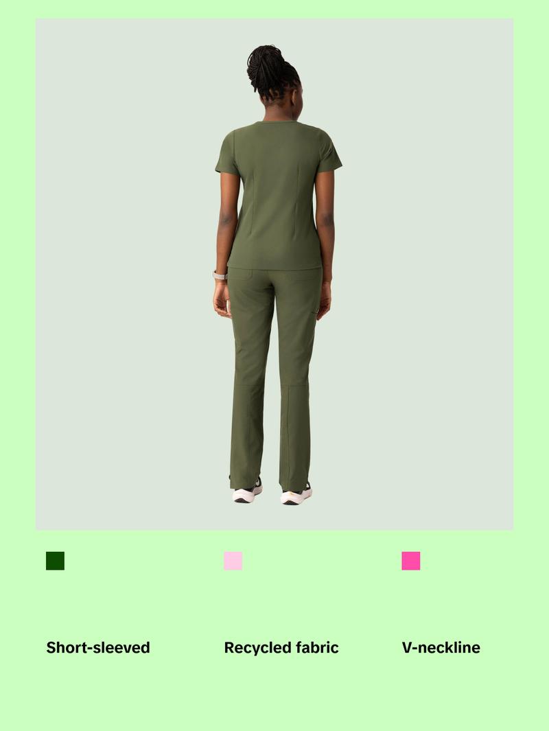 Aura One Pocket Top Olive