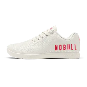 NOBULL Women's Outwork Shoe in Classic White - OG Strength Training Shoe, Durable Gym Trainer, Lifting Sneaker