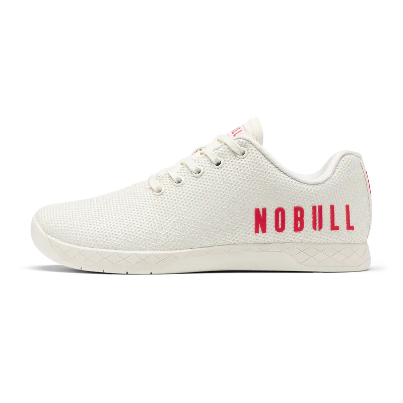 NOBULL Women's Outwork Shoe in Classic White - OG Strength Training Shoe, Durable Gym Trainer, Lifting Sneaker