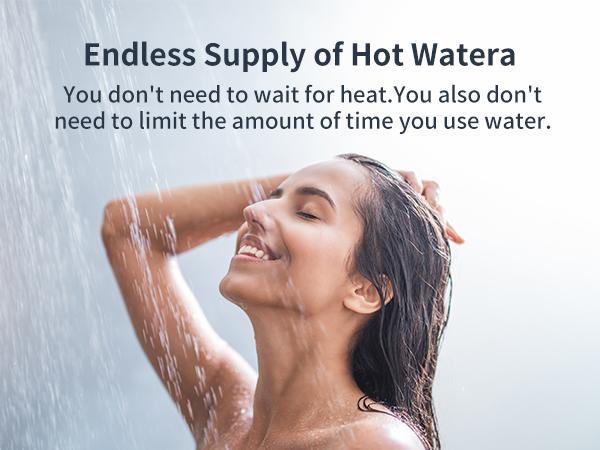 65,000 BTU RV Tankless Water Heater, High Altitude Available, 12V, CSA Certificated, with Multi-function Controller, On Demand Instant Hot Water Heater, Compatible with all RVs