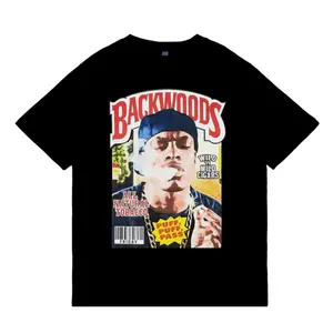 Smokey Friday Backwoods Vintage Bootleg Tee, 90s Movie Rap Style Graphic Shirt, Puff Puff Pass Wild 'N Mild Natural Tobacc Parody Streetwear