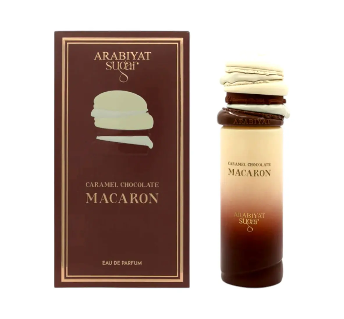 Arabiyat Sugar | Macaron | Caramel Chocolate | Unisex Fragrance | 100 ML 3.4 OZ | Eau De Parfum | Honey - Floral & Caramel