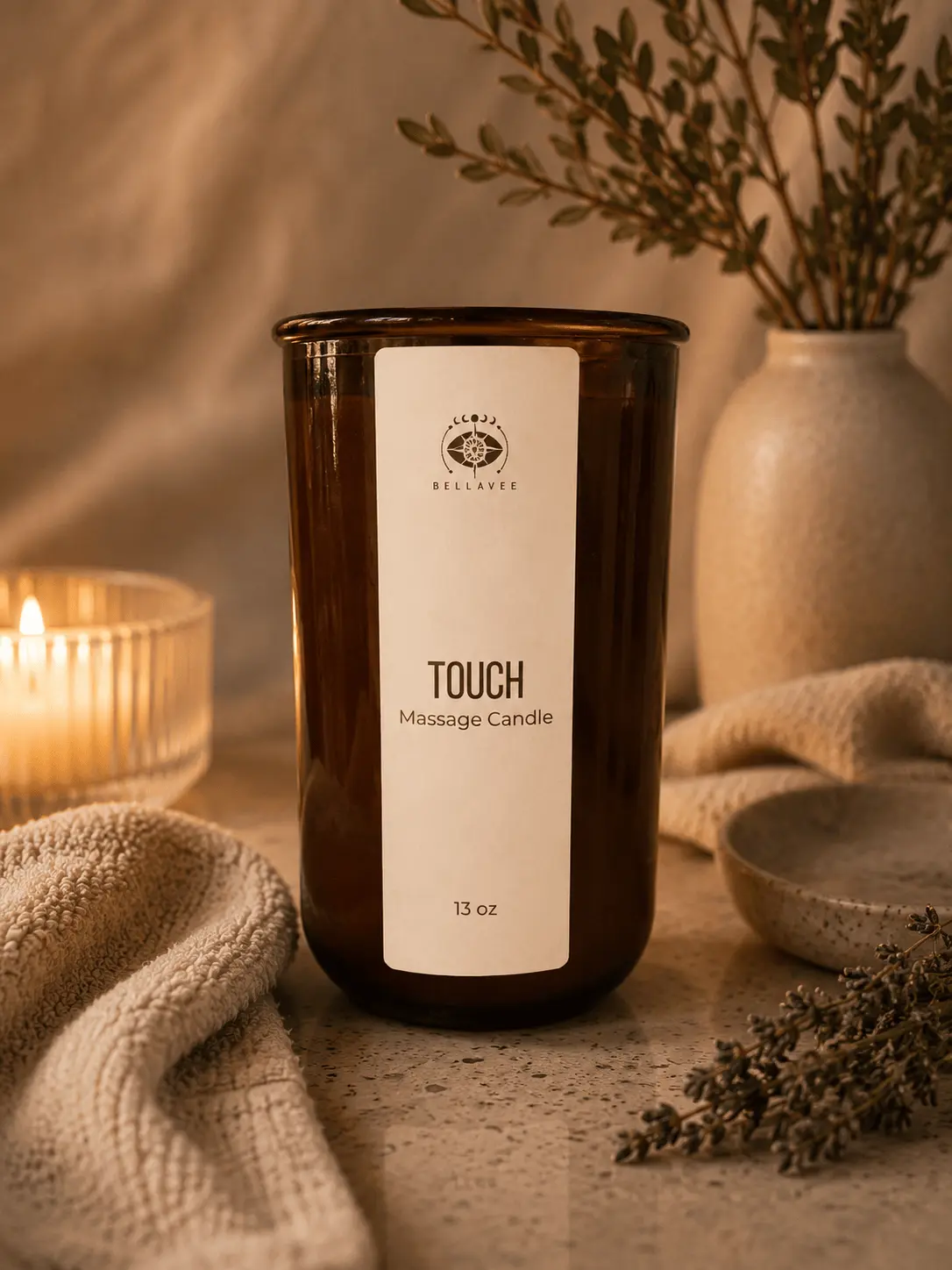 Touch Massage Candle | Warm Massage Oil Candle | BellaVee