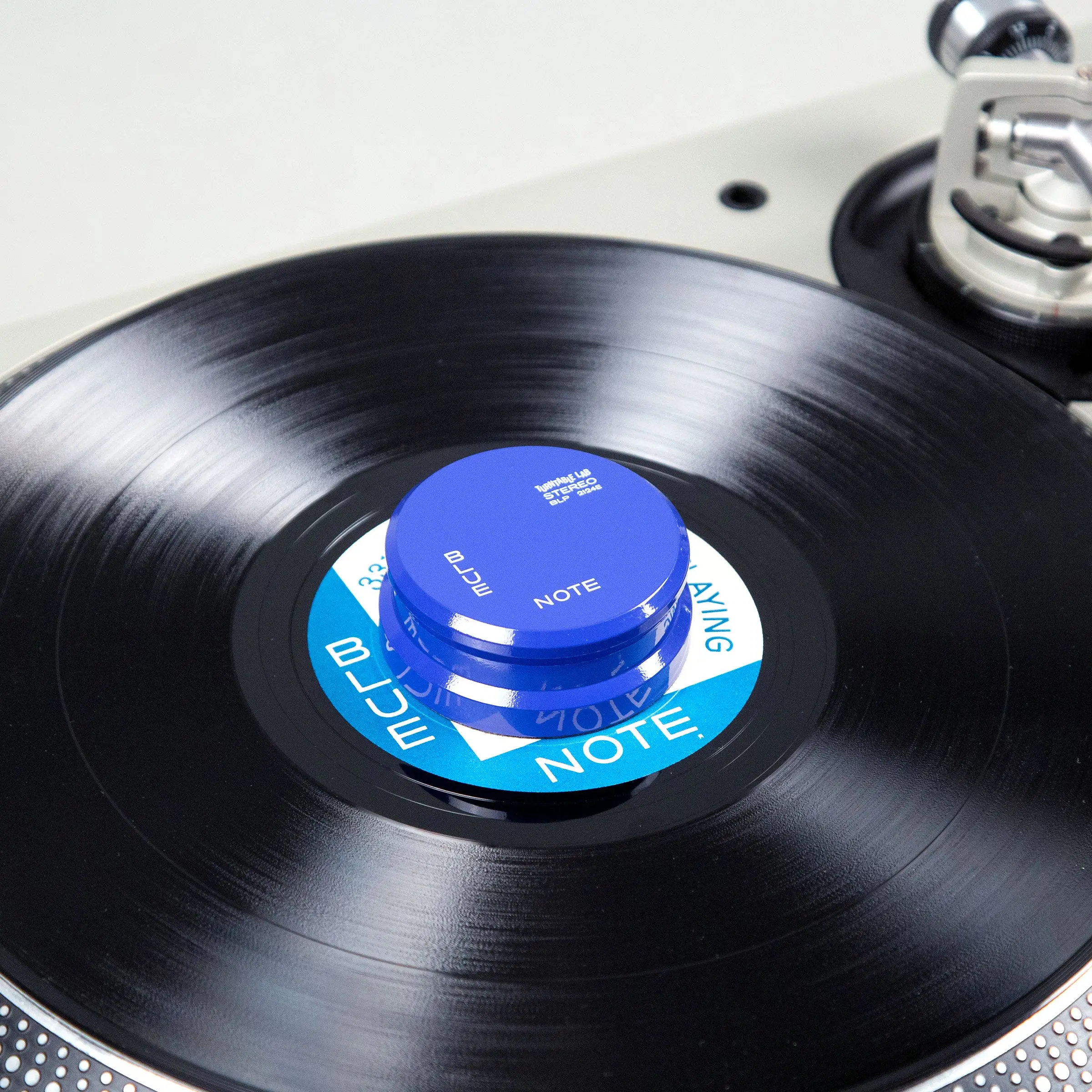 Blue Note Records x Turntable Lab Record Weight Stabilizer, Steel Construction, Sound Dampening Accessory That Improves Vinyl Playback Quality, Leveling