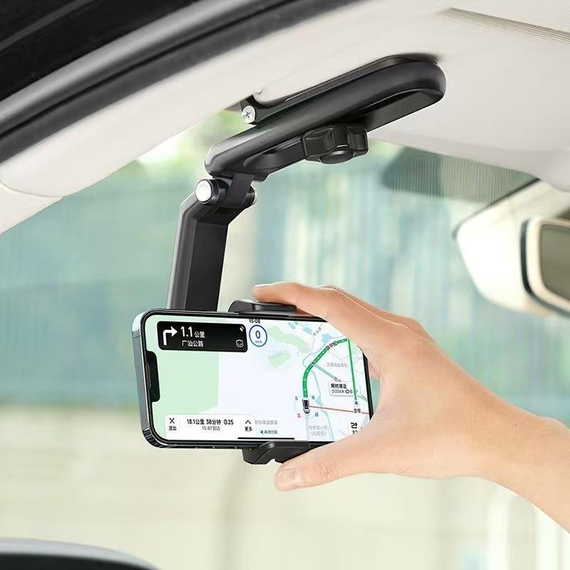 2025 Good Quality New 1080° Multi-function Sun Visor Universal 360 Degree Rotating Phone Holder Suitable for Any Scene Car Holder -Rotatable and Retractable adjustable