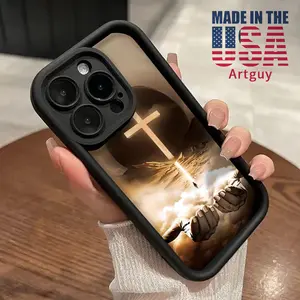 Case for iPhone 16 Pro Max 15 Plus 16E 14 13 12 11 XS XR Crucifixion Advanced fashion gift Pocket-Friendly Shockproof Silicone Protective Softcase