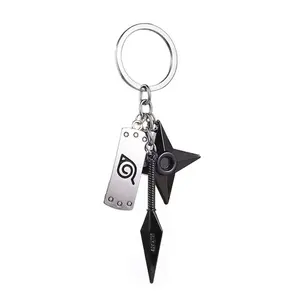 Anime Keychain, Durable Metal Cartoon Design, For Kids and Anime Collectors, Fun Holder Ring Toy Gift