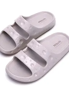 Home Anti-Slip Soft Sole Slippers Unisex All Seasons Comfortable Lightweight Indoor Quiet Home Shoes