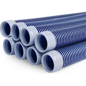 Professional Swimming Pool Vacuum Cleaner Hose -1.5 8 count Hoses,  Vacuum Extension/Replacement - Compatible with all Major Automatic Pool Cleaners
