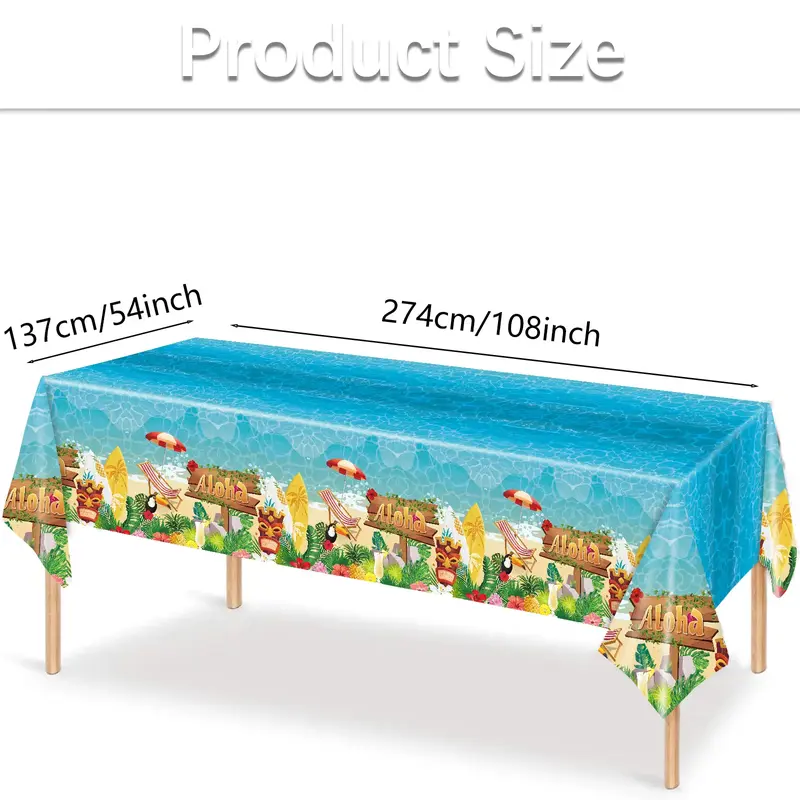Dr Flag Pattern 3-Pcs Brown Wood Grain Plastic Tablecloths - TikTok Shop
