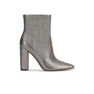 Narelle Pointed Toe Bootie in Pewter