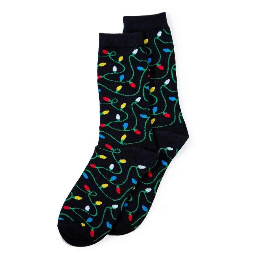 Men's String of Lights Socks (Fits Sizes 8-11M)