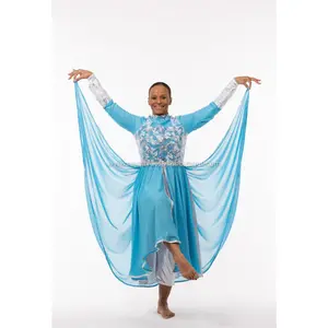 ESTHER Collection – Premium Double-Skirt Elegant Blue Dress