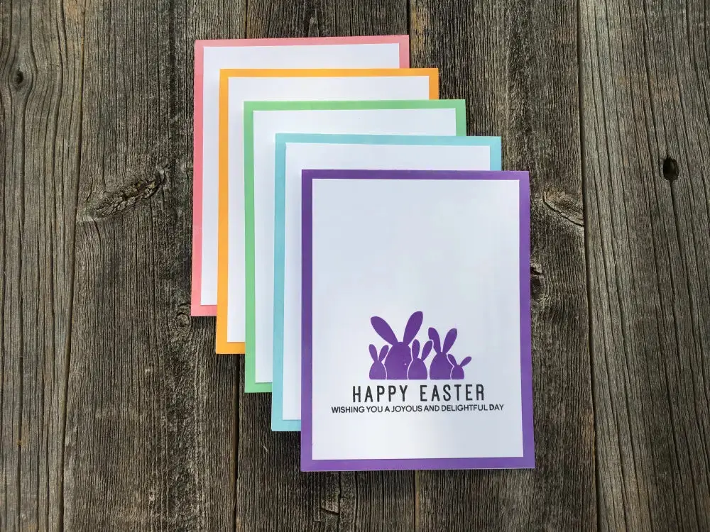 Handmade Easter Card Assorted Set, Bunnies