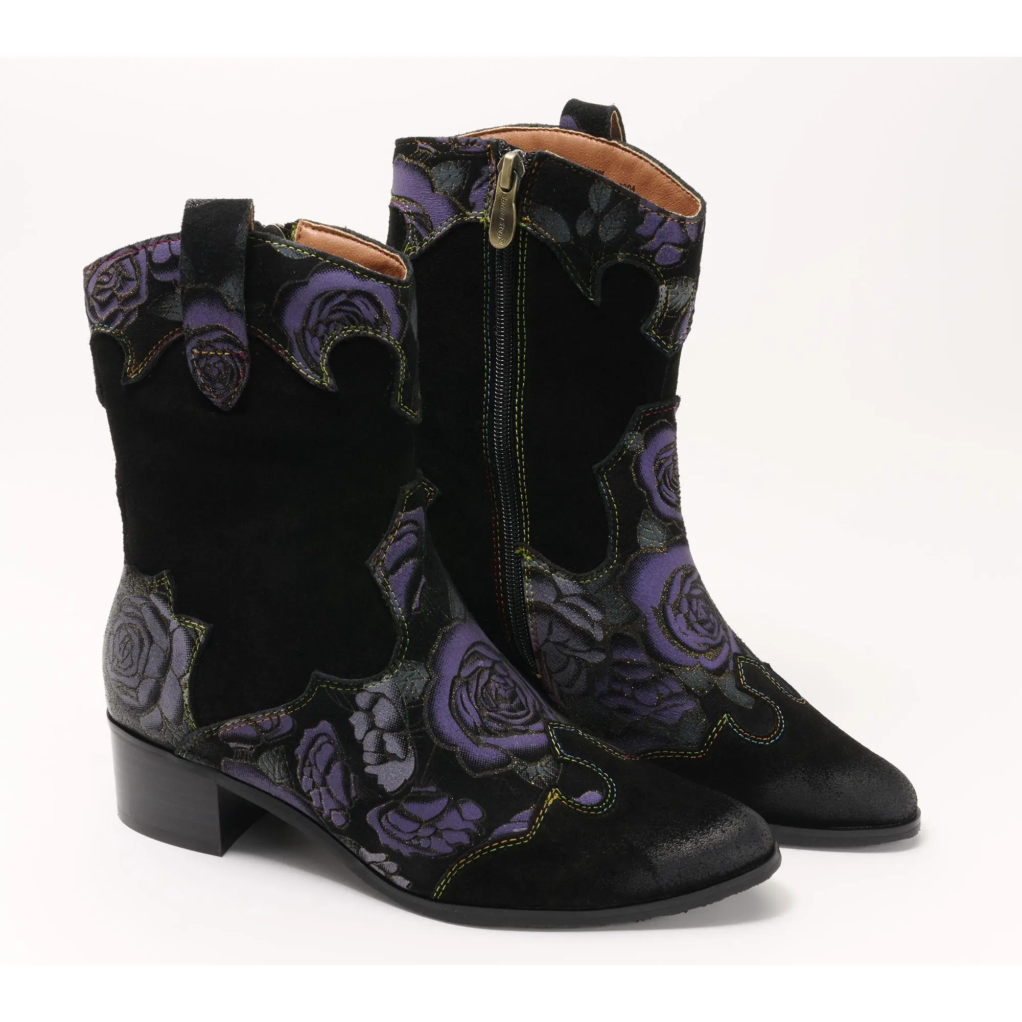 L'Artiste by Spring Step Leather Ankle Boots - Ladyluck-Shine