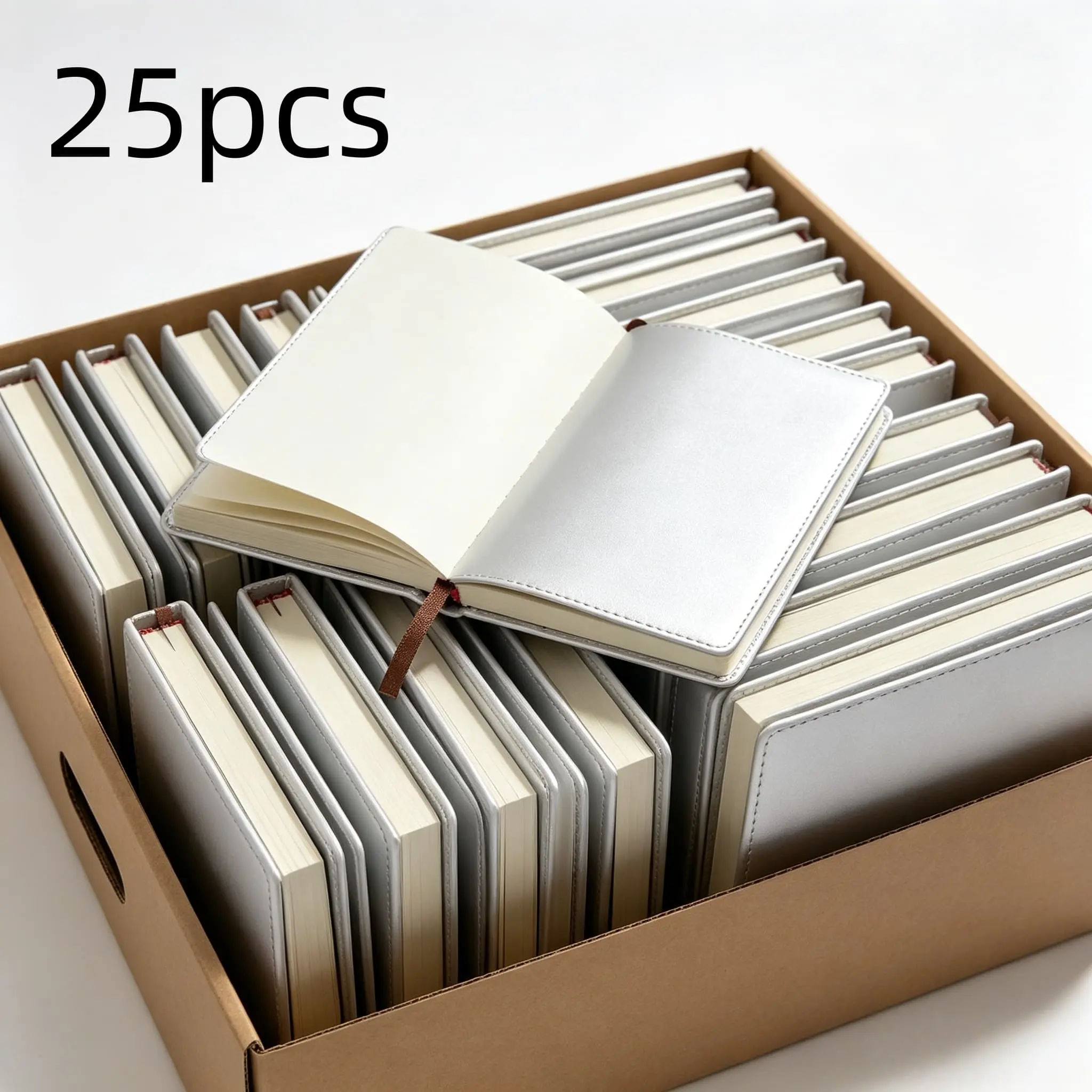 25pack USA WAREHOUSE A5 Blank Notebook Sublimation Pu Leather Notebook Wholesale Sublimation Notebook PU Leather Cover A5 Blank Notebooks For Gift Sublimation Blanks Journal Notebook Cover Classic Ruled Paper