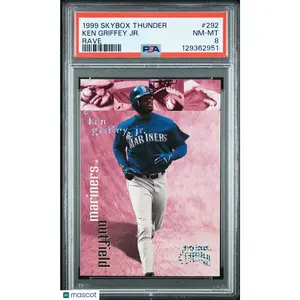 1999 Skybox Thunder Ken Griffey JR. #292 Rave PSA 8 /150 Pop 3, 3 Higher