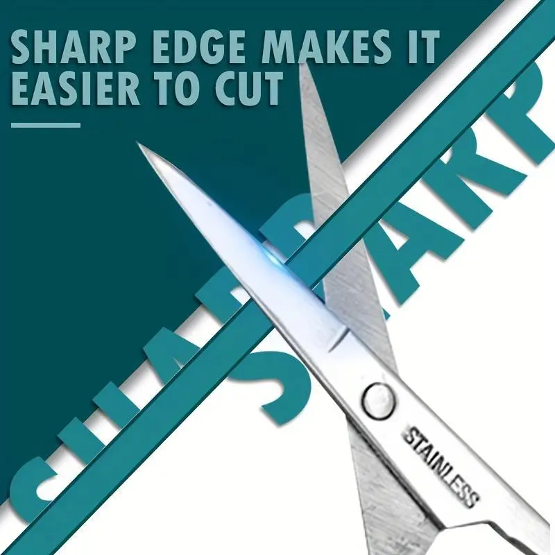 1pc Stainless Steel Cross Stitch Scissors Beauty Scissors Pointed Straight Head DIY For Cutting Thread Sewing Scissors Lace Scissors Hand Tools Crafting Sewing Tools Cutting Supplies Sewing Supplies Crafts Sewing Accessories And Supplies