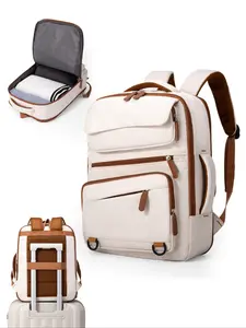 Large Capacity Expandable Backpack, Casual Lightweight Backpack, Airline Approved Carry-On Luggage, Durable and Lightweight Design, Perfect for Daily Use, School and Work