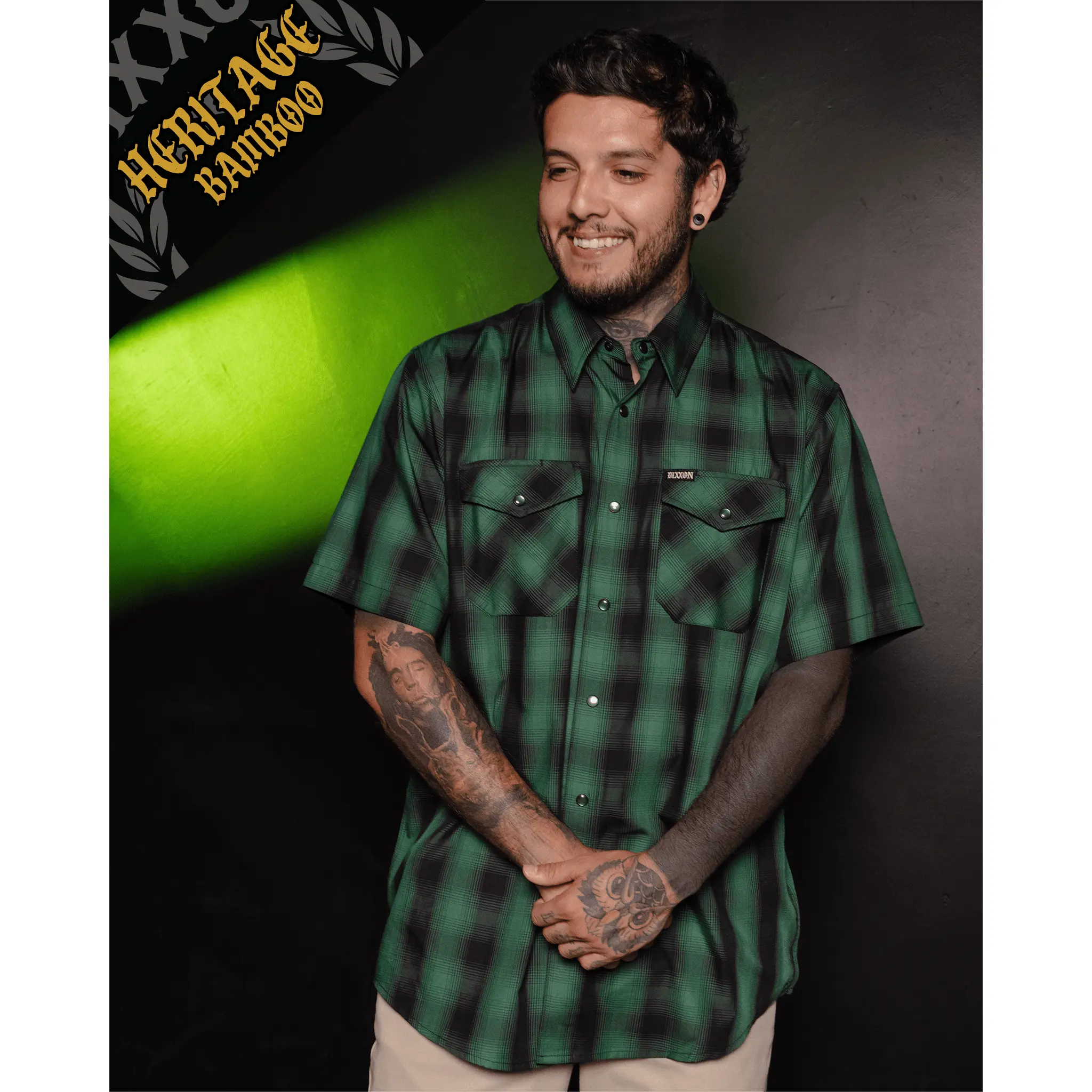 Absinthe Heritage Bamboo Short Sleeve Absinthe Heritage Bamboo Short Sleeve