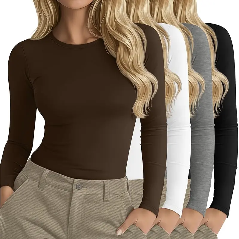 Brown, White, Light Gray, Black