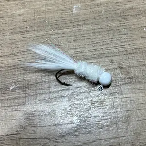 White Lighting Hand Tied Lure 3 Pack for Fishing