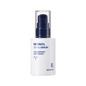 BONCEPT Retinol 500 IU Serum – Korean Skin care for Anti aging, Pore care, Wrinkle, Lifting for All Skin Types with Bakuchiol, Squalane, Hyaluronic Acid | 1.01 fl. oz. / 30 ml