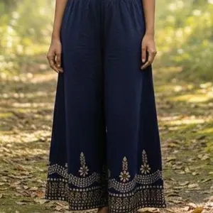 Rayon Embroidered Plazzo Pants. Madanikas Mirror Palazzo brings effortless style to your wardrobe