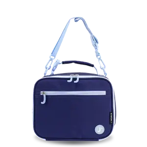 Cody Lunch Bag With Shoulder Strap in Navy