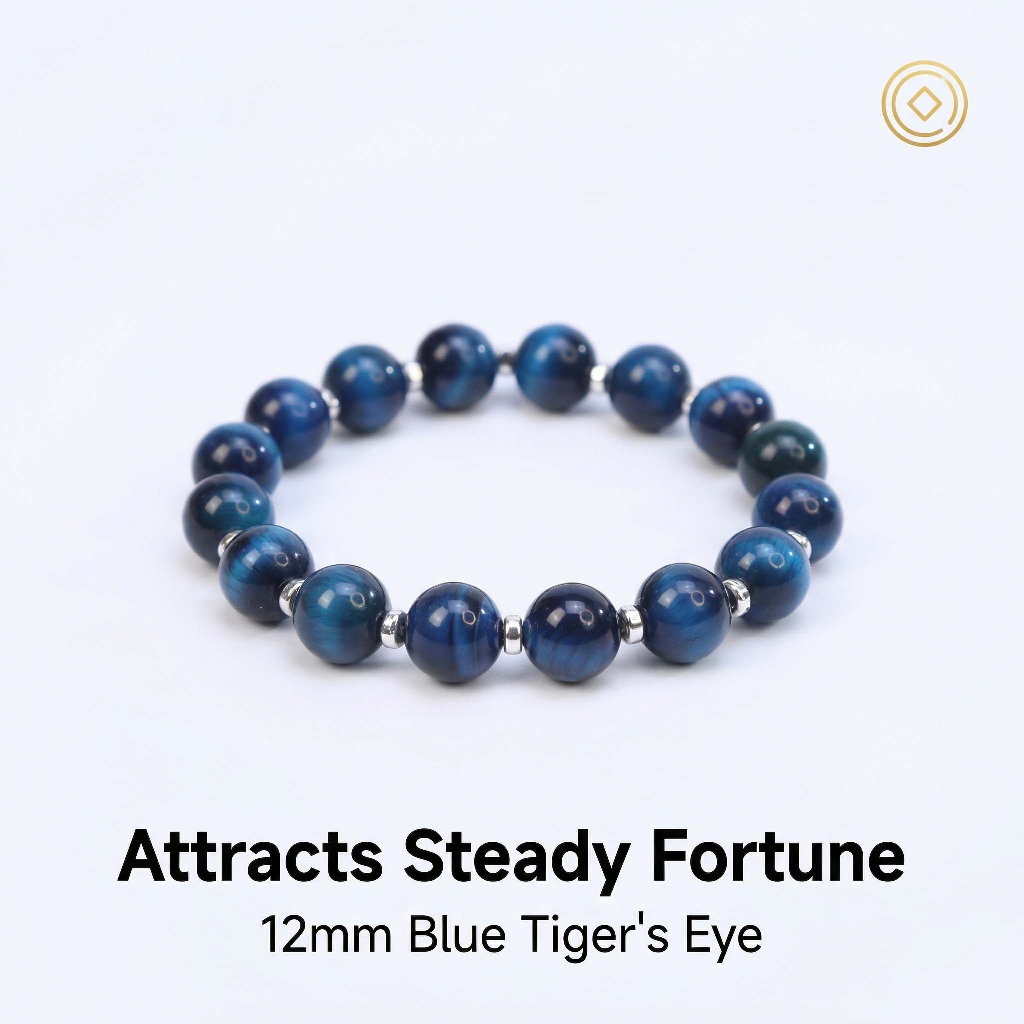 12mm Large Natural Blue Tiger Eye Beaded Bracelet Lucky Wealth Protection Jewelry Gift 12mm Large Natural Blue Tiger Eye Beaded Bracelet Lucky Wealth Protection Jewelry Gift