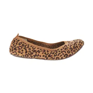 PUMA Womens Iliana Ballerina Leopard Ballet Flats Casual - Brown