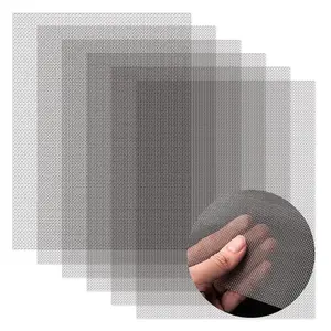 6 Pack 12x8 Inch Wire Mesh, 20 Mesh 304 Stainless Steel Mesh, Never Rust Sturdy Metal Mesh Screen for DIY Projects, Vent, Cage, Garden, Window Screen, Filter Mesh