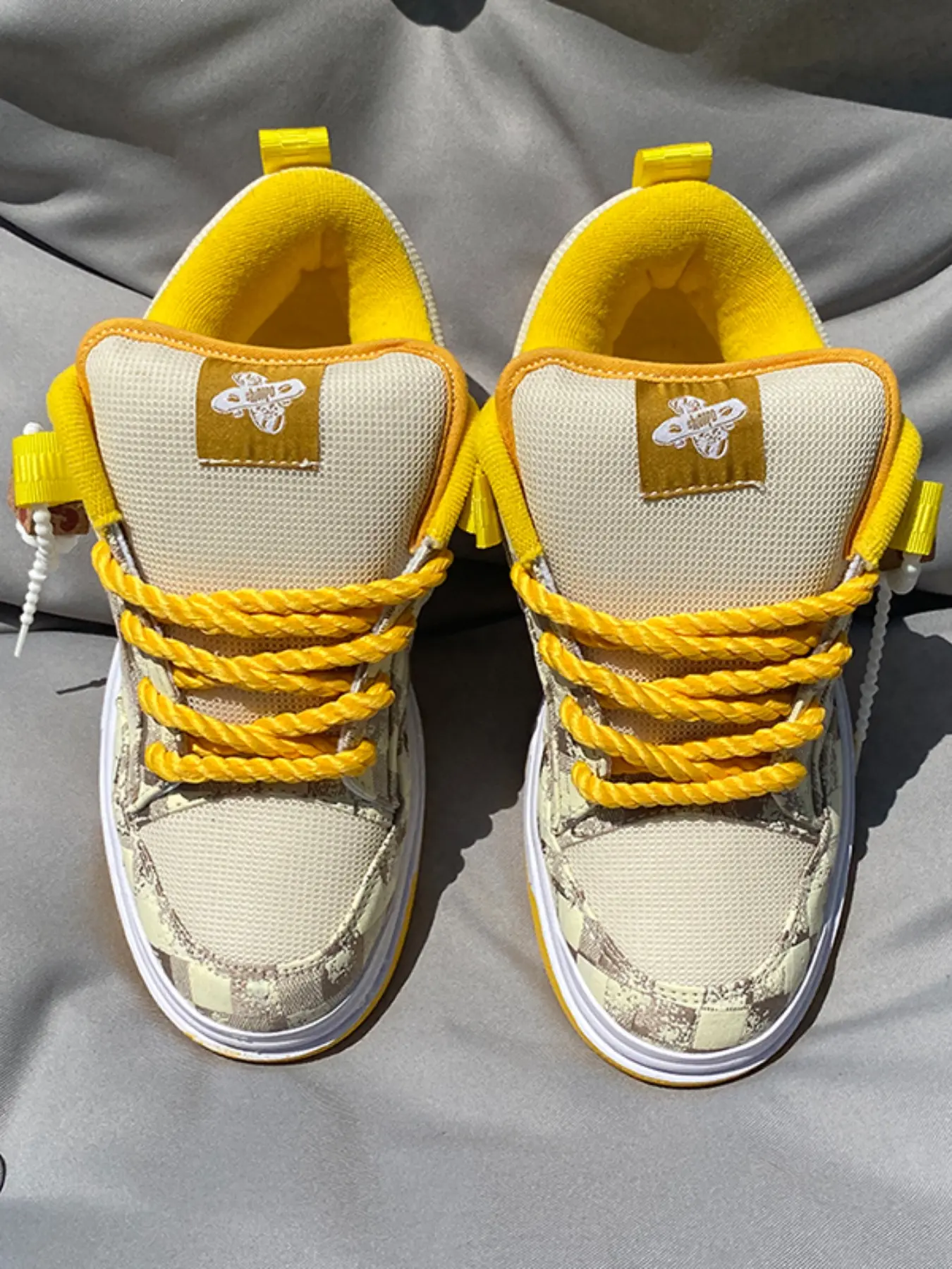 Men's Low-Top Casual Shoes, Trainer, PU Leather & Rubber Sole, Animal Print Design, Breathable Anti-Slip Wear-Resistant All Season Footwear, Lace Up Trainers