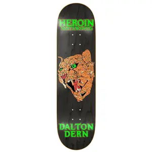 Heroin Skateboard Deck Dalton Dern Panther (Assorted) 8.5" x 32"
