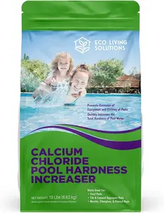 Calcium Chloride Pool Hardness Increaser | Spa Calcium Hardness Increaser | Works for Pools Spa & Hot Tub | Hot Tub Chemicals | Pool Chemicals | SPA Chemicals - 10 Lbs (19, Pounds)