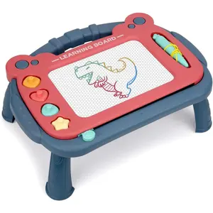 Magnetic Drawing Board for Toddlers 3, Color Erasable Doodle Writing Pad, Learning Painting Sketch Pad, Best Birthday Easter Christmas Halloween Kids Toy Gifts for Boys and Girls(Blue)