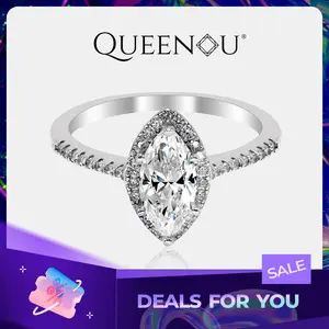 【843】Synthetic Moissanite 1CT Starlight Marquise Ring + Radiant V band – Elegant Personalized Jewelry for Women, Ideal for Engagement, Wedding, Anniversary, Valentine’s Day, or Special Occasions Gift