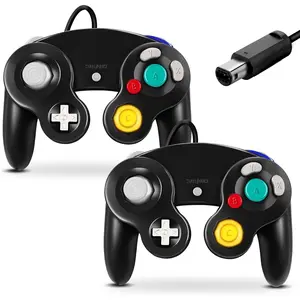 Gamecube Controller, Classic Wired Controller for Wii  Gamecube (Black-2Pack)