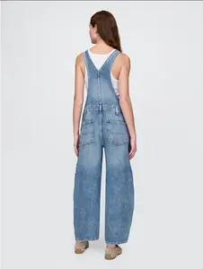 UltraSoft Denim Horseshoe Overalls