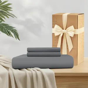 Cold Touch Fabric Sheets Set for Night Sweats & Hot Sleepers Soft Cooling Sheets Set, Christmas Gift for Family and Friends