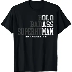 Mens 100% Cotton Round Neck T-Shirt - Casual Distressed Menswear Top with Funny Old Man Saying, Gag Gift for Dad (Birthday, Fathers Day) Graphic Streetwear