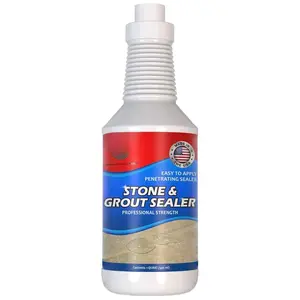 Grout Sealer - Protect Your Floors and Showers from Stains -  Stone Safe - Water and Oil Shield - Large 32 oz Bottle